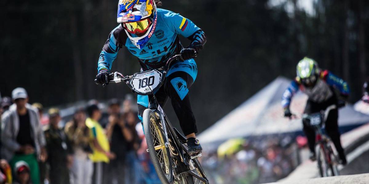 La ciclista paisa dejó claro que es la reina del BMX.