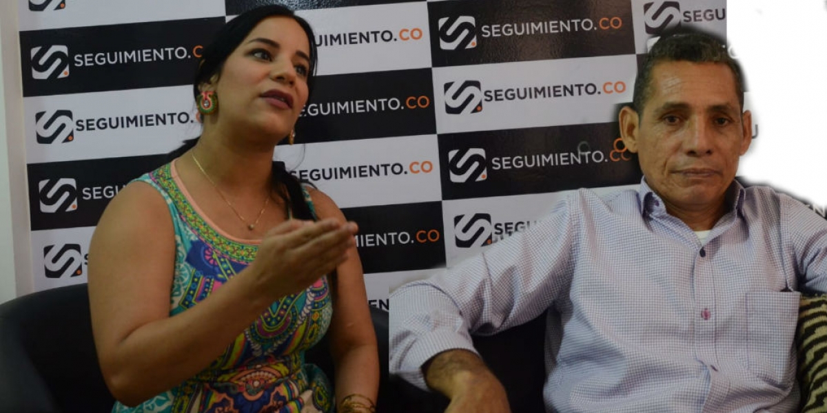 Óscar Mejía - Seguimiento.co Anabel Zúñiga, alta Consejera para la Paz y el Posconflicto y el líder Wilman de Jesús Collantes.