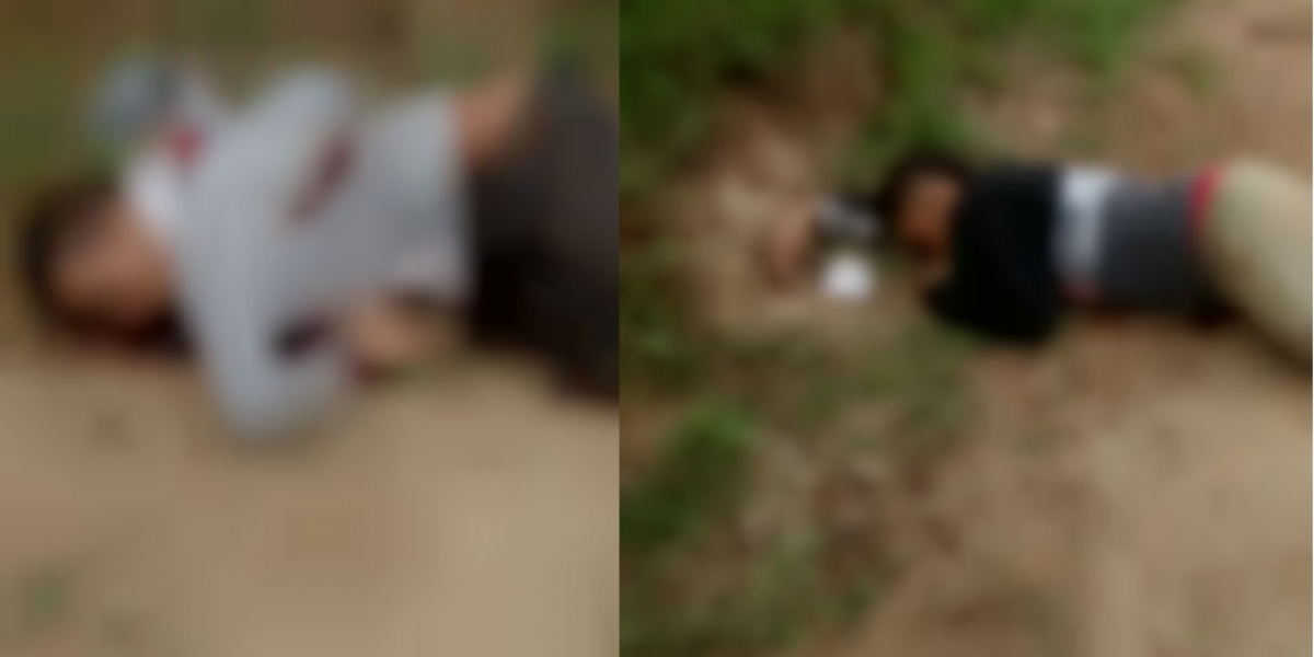 Cortesía - Emilio Paipa Los cadáveres yacían a un costado de la vía.