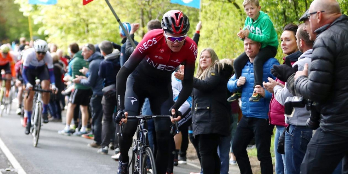 Ineos Chris Froome en una competencia del Dauphiné 2019.
