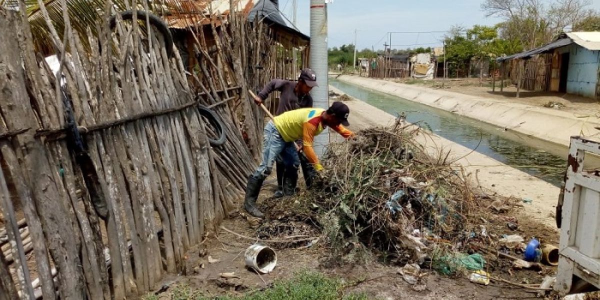 Alcaldía de Ciénaga Inician labores de limpieza en canales de Ciénaga