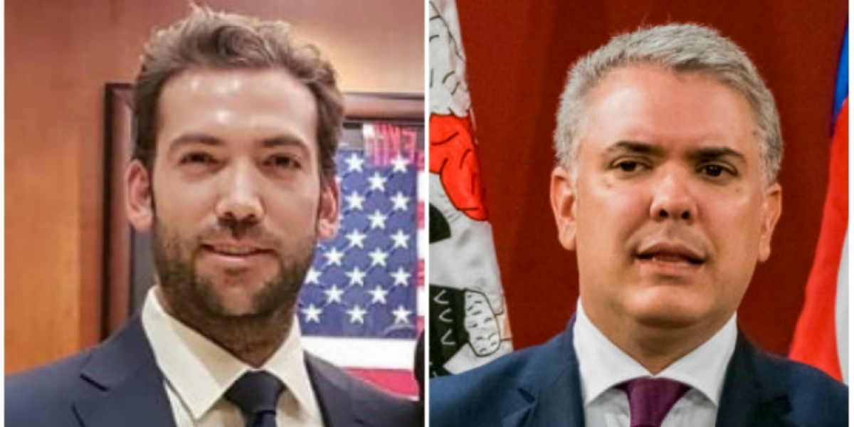 Pulzo Martín Santos e Iván Duque
