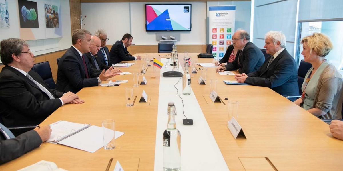 Presidencia El Presidente Iván Duque y su visita al Instituto Francis Crick.