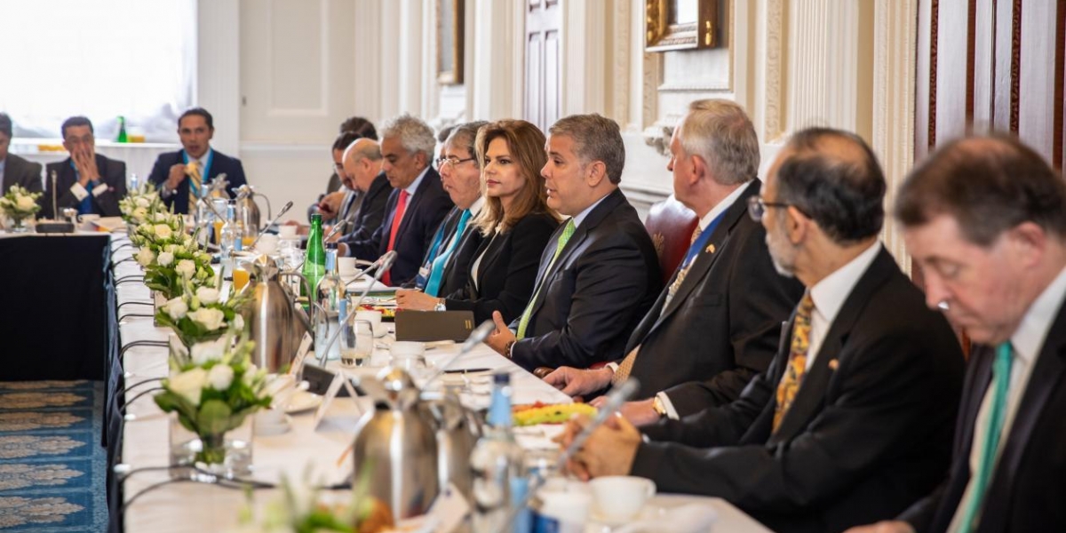 InfoPresidencia. Flavia Santoro en la gira del Presidente Duque en Europa.
