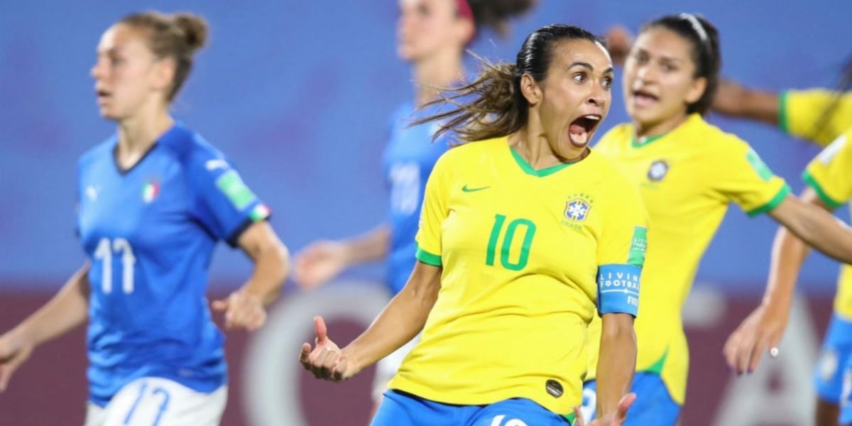 EFE Marta celebra el gol de la clasificación.