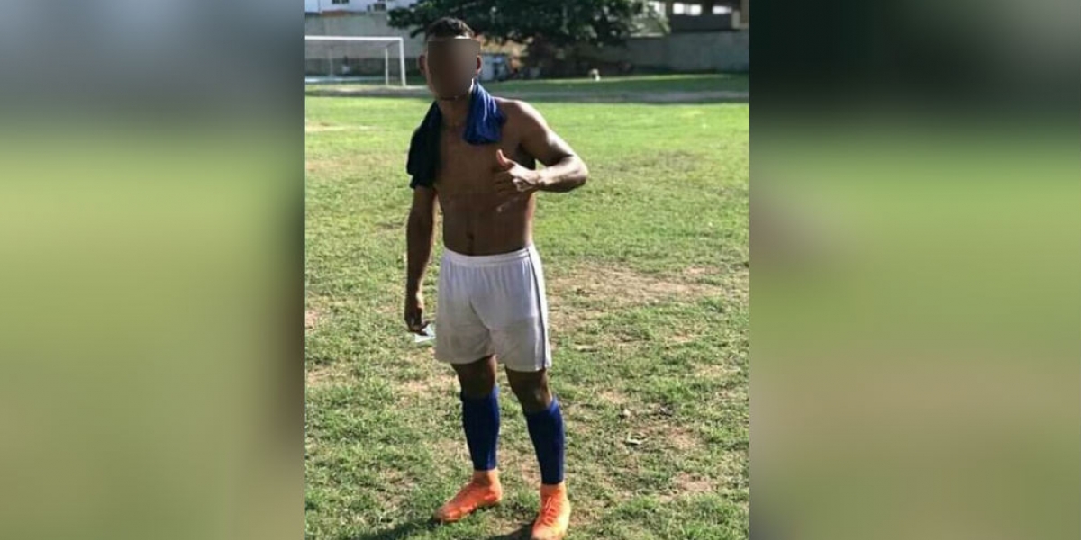 Joven futbolista asesinado.