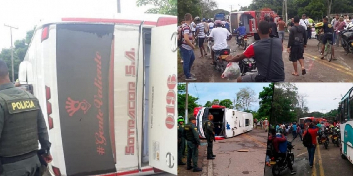 Pulzo Accidente en la ruta Montería-Cartagena