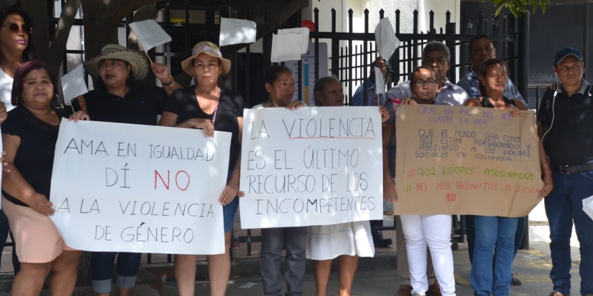 Líderes sociales del Magdalena llegan hasta la URI a exigir protección a sus derechos y a sus vidas