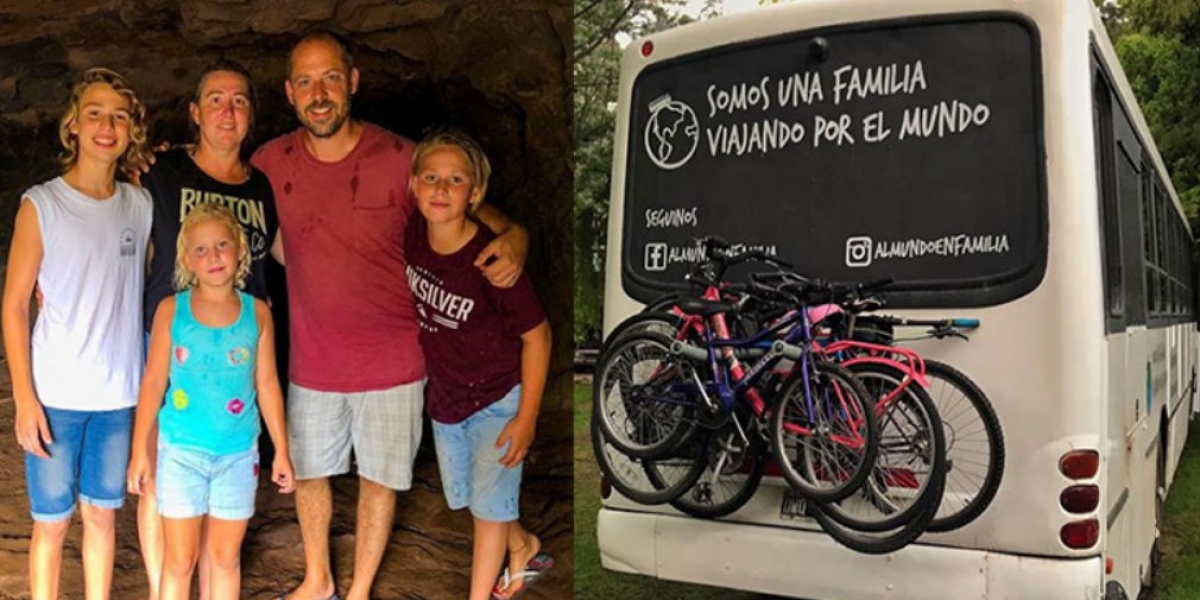 Revista Colectibondi La familia Percivaldi está recorriendo Suramérica desde hace 10 meses.