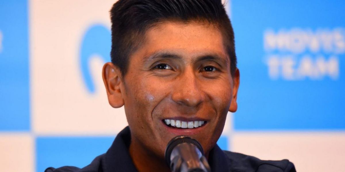 Movistar Team Nairo Quintana, ciclista colombiano del Movistar Team.