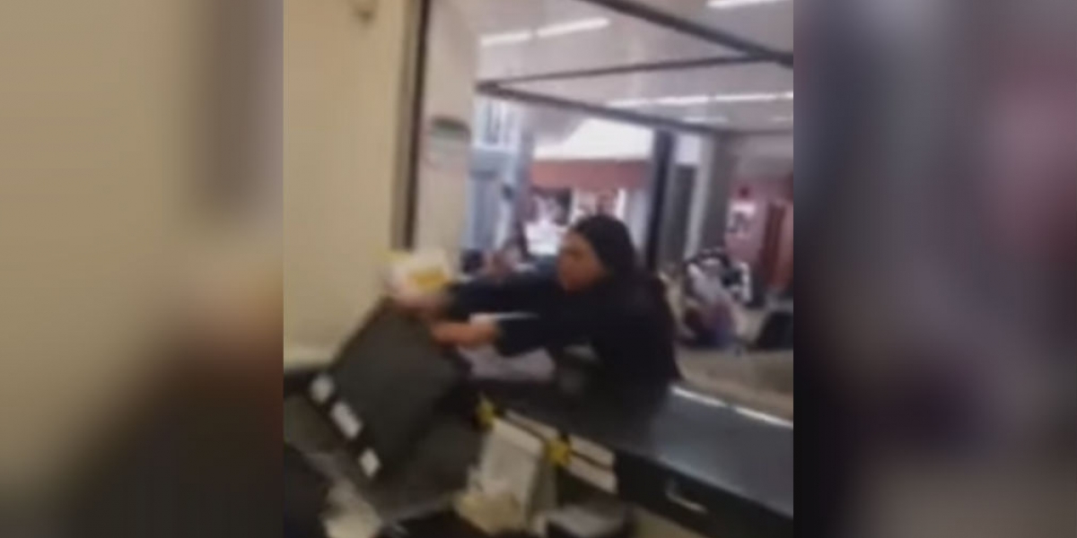 Captura de pantalla Noticias Caracol Mujer enfurecida