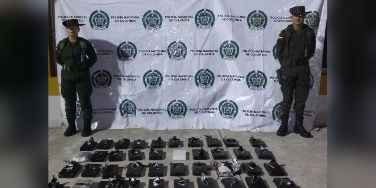 Policía Metropolitana de Santa Marta Incautación de droga