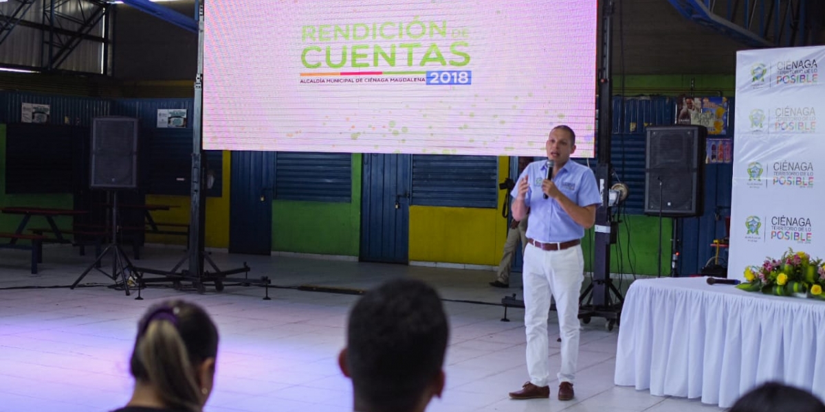 Alcaldía de Ciénaga Alcalde de Ciénaga, Edgardo Pérez