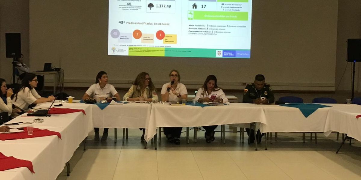 Gobernación del Magdalena El comité se desarrolló en la subregión centro del departamento en el municipio de Plato.