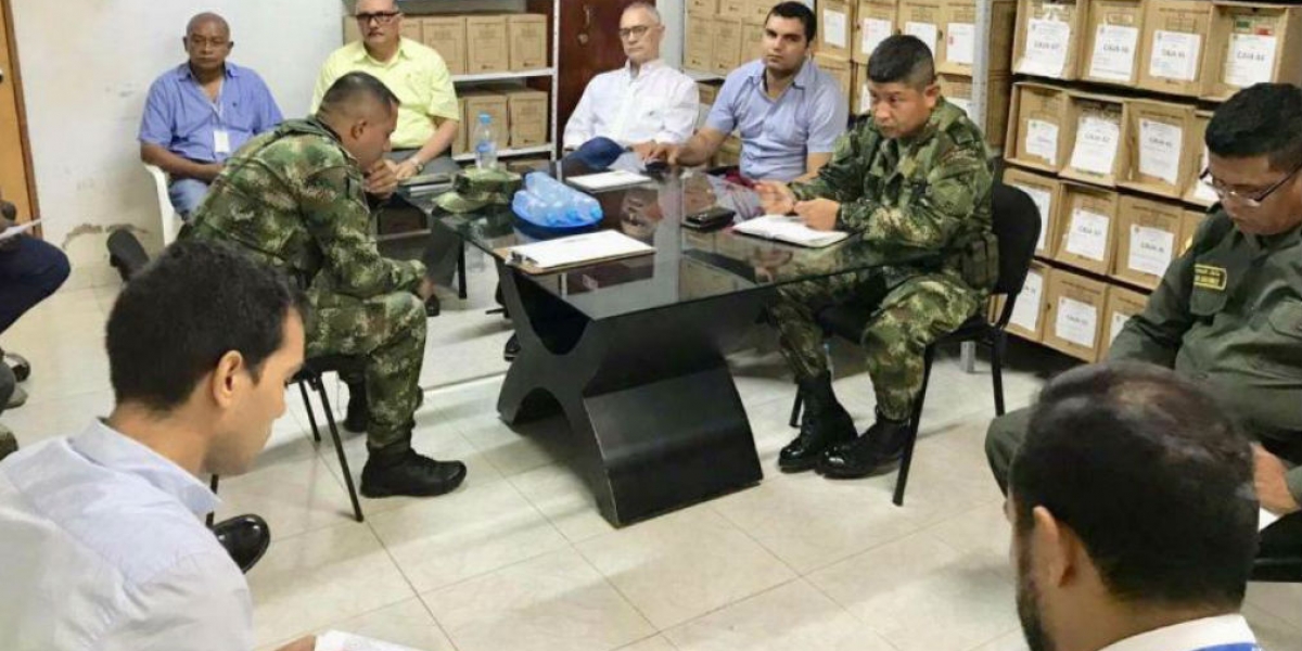 Consejo de Seguridad en San José de Uré.