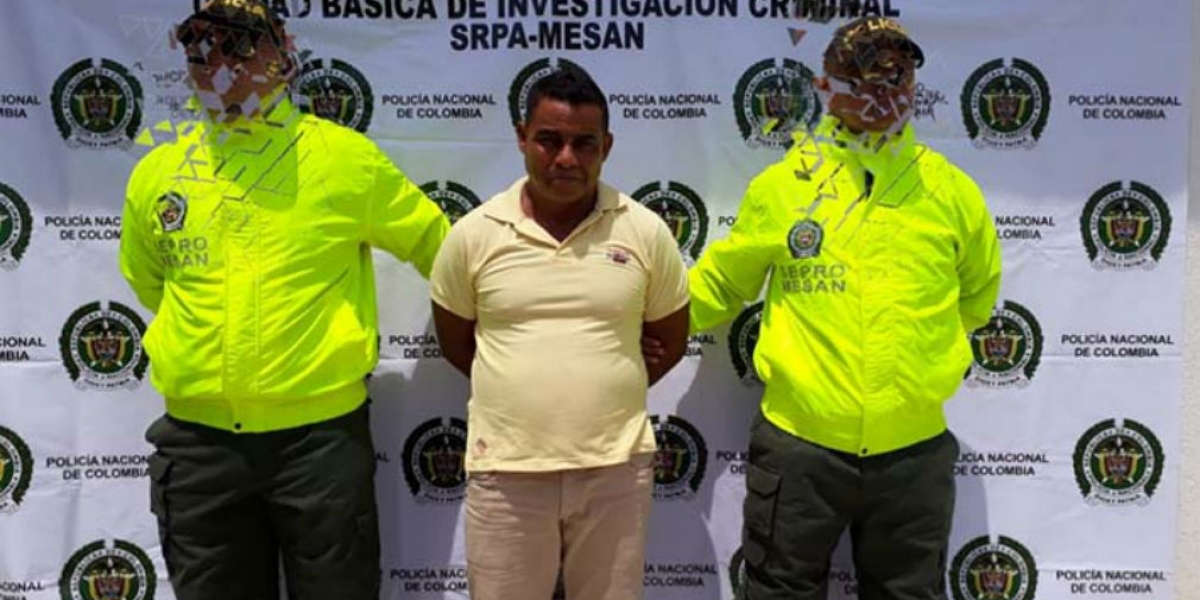 Policía de Santa Marta El hombre fue capturado el jueves.