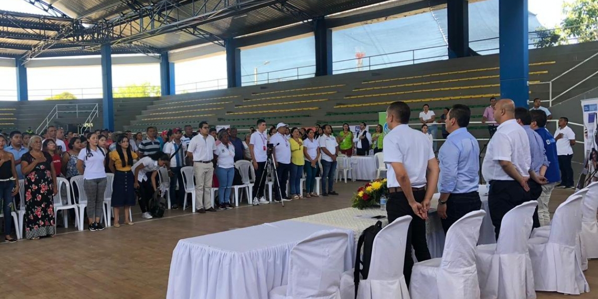 Cortesía Evento de indemnización a las víctimas del conflicto en Ciénaga