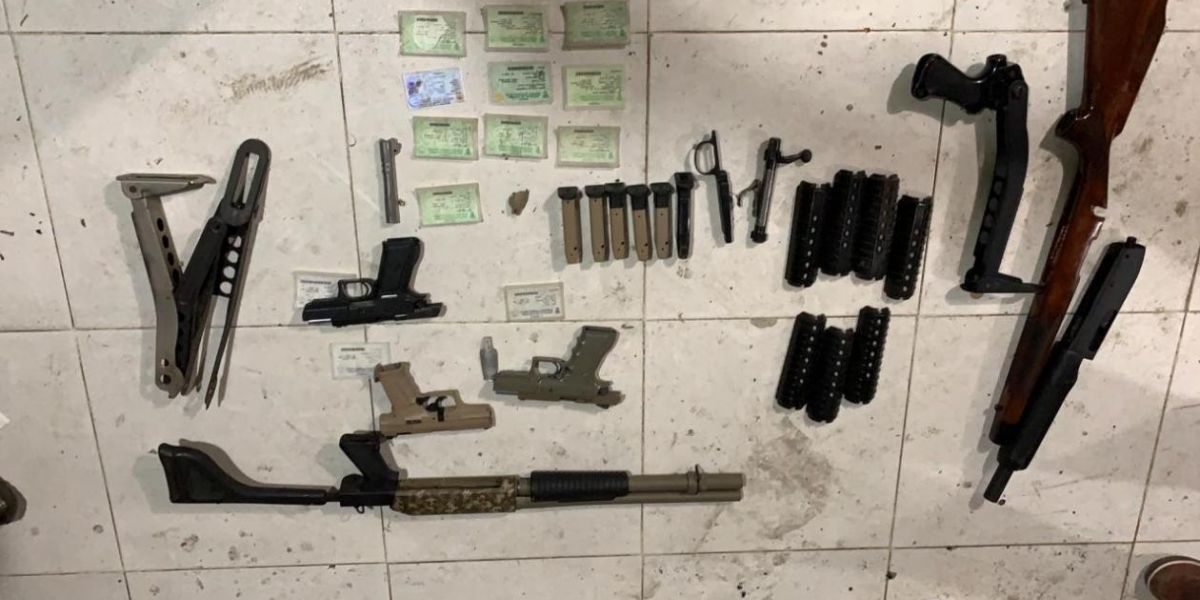  Las armas eran traídas de los Estados Unidos para las bandas criminales.