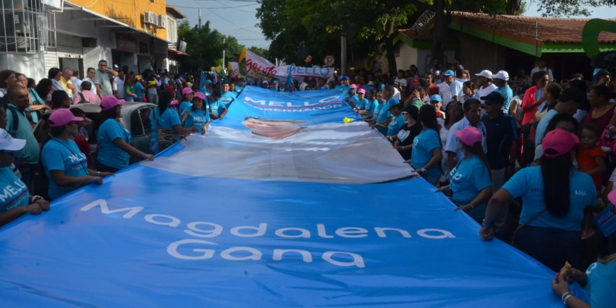 En el Paque El Cundí se llevó a cabo la concentración del movimiento 'Magdalena Gana'.