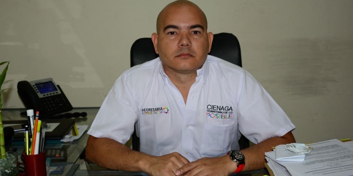 Dani Daniel Fandiño, alcalde encargado de Ciénaga.