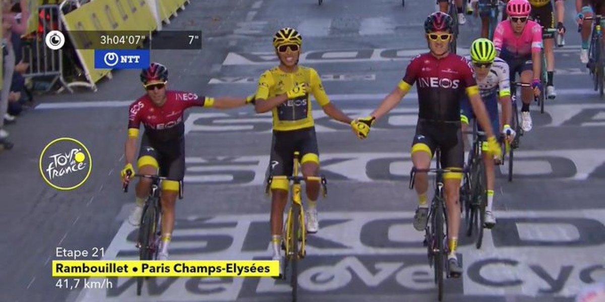 @tourdefrance Bernal se convirtió en el primer colombiano en conquista la prueba del país galo.
