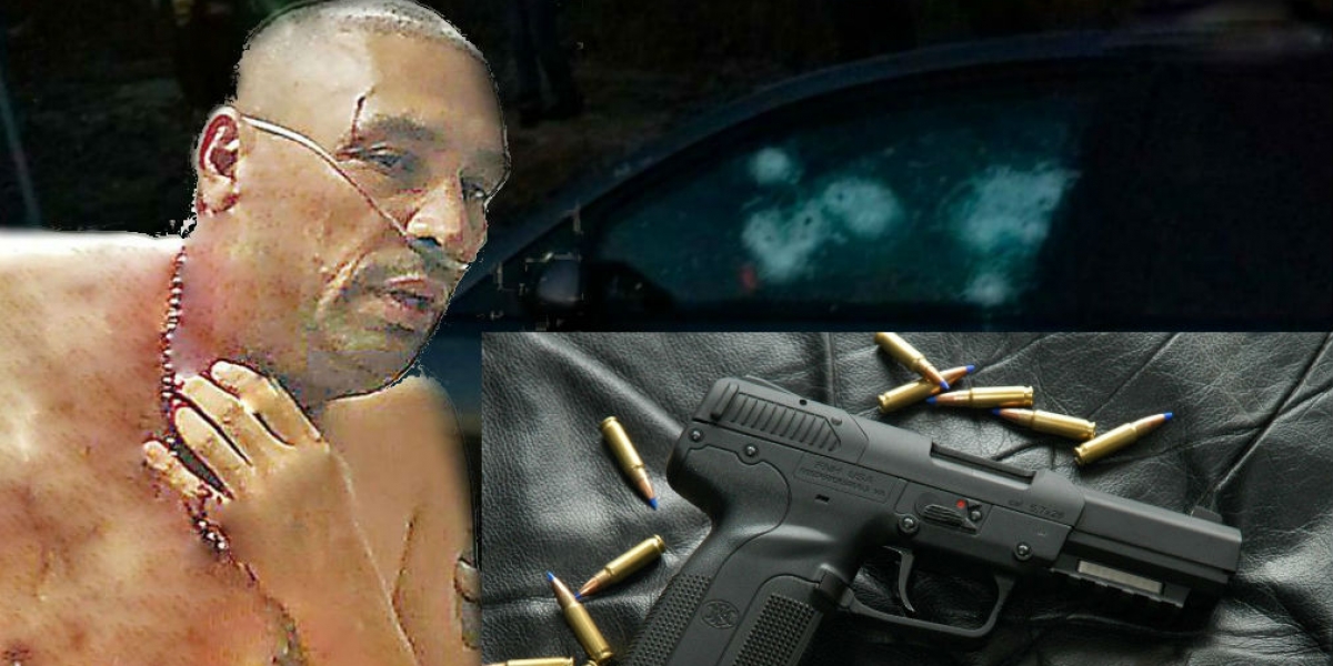 Los sicarios utilizaron una pistola Five seveN, conocida como la ‘mata policías’ para  perforar el grueso cristal de un vehículo Mazda blindado.
