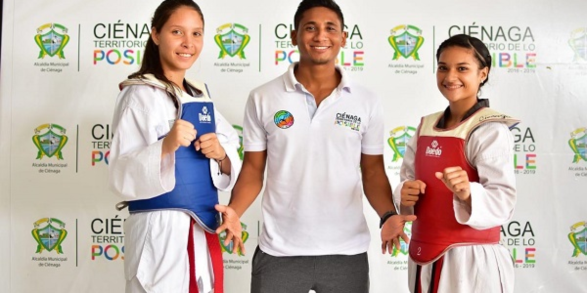 Alcaldía de Ciénaga Edith Xiomara Algarín Ospina y Heidy Mora Díaz