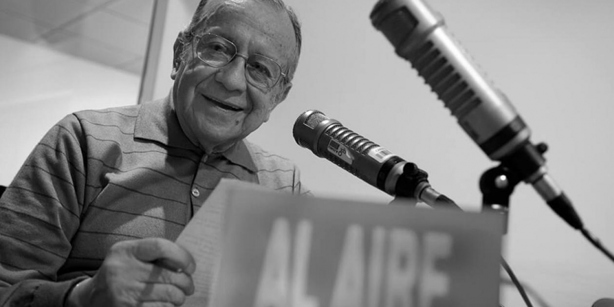 El Espectador Gabriel Muñoz López, el 'decano' de la radio colombiana.