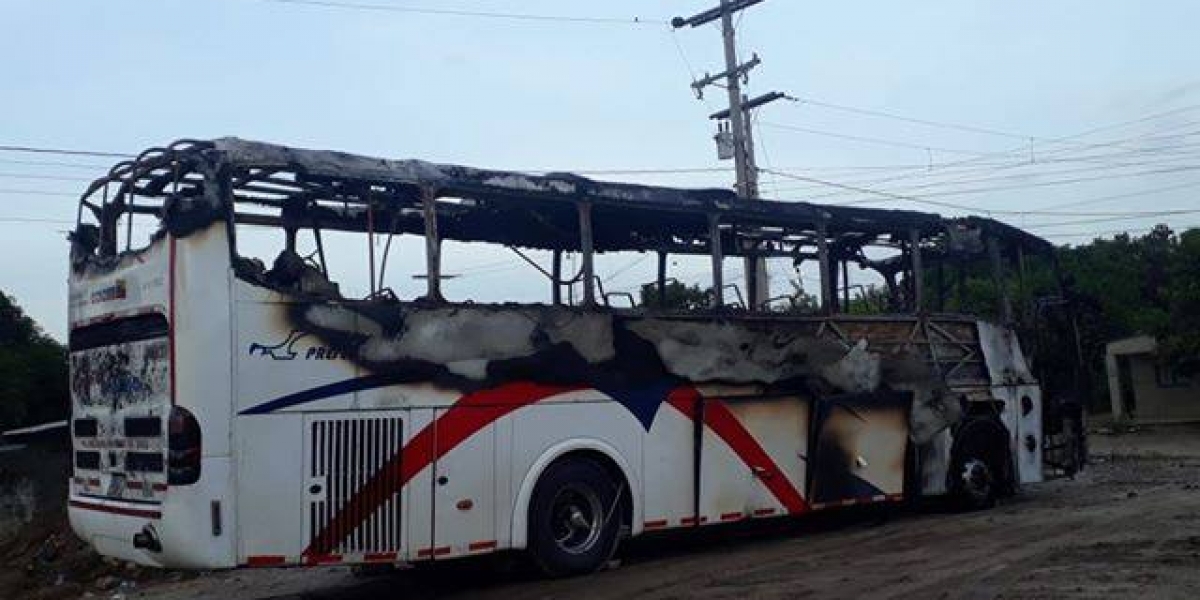 El vehículo cubría la ruta Medellín- Maicao. 