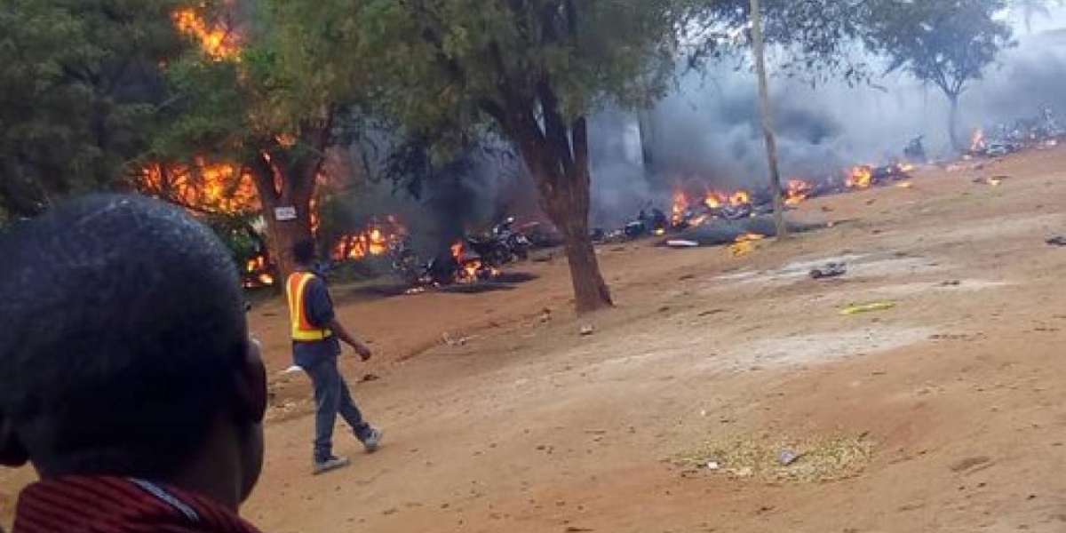 Explosión de camión cisterna en Tanzania.