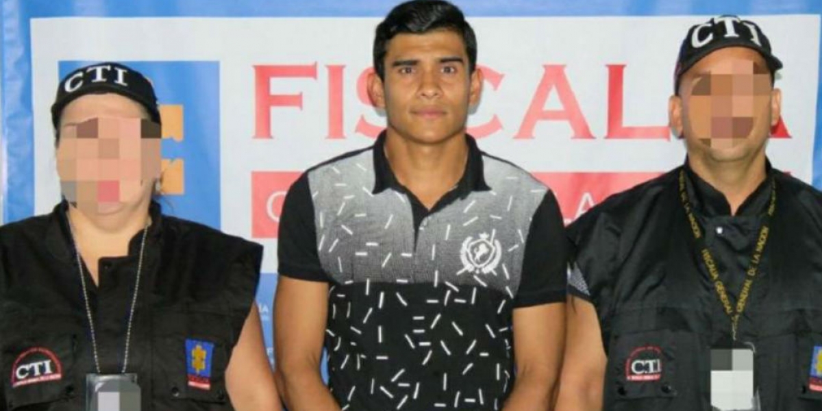 Cortesía Cristian Camilo Rodríguez Guerra, capturado.