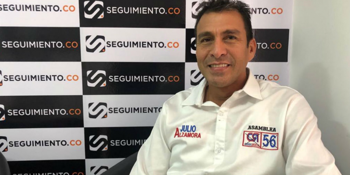 Seguimiento El candidato a la Asamblea Julio Alzamora de visita en Seguimiento.co