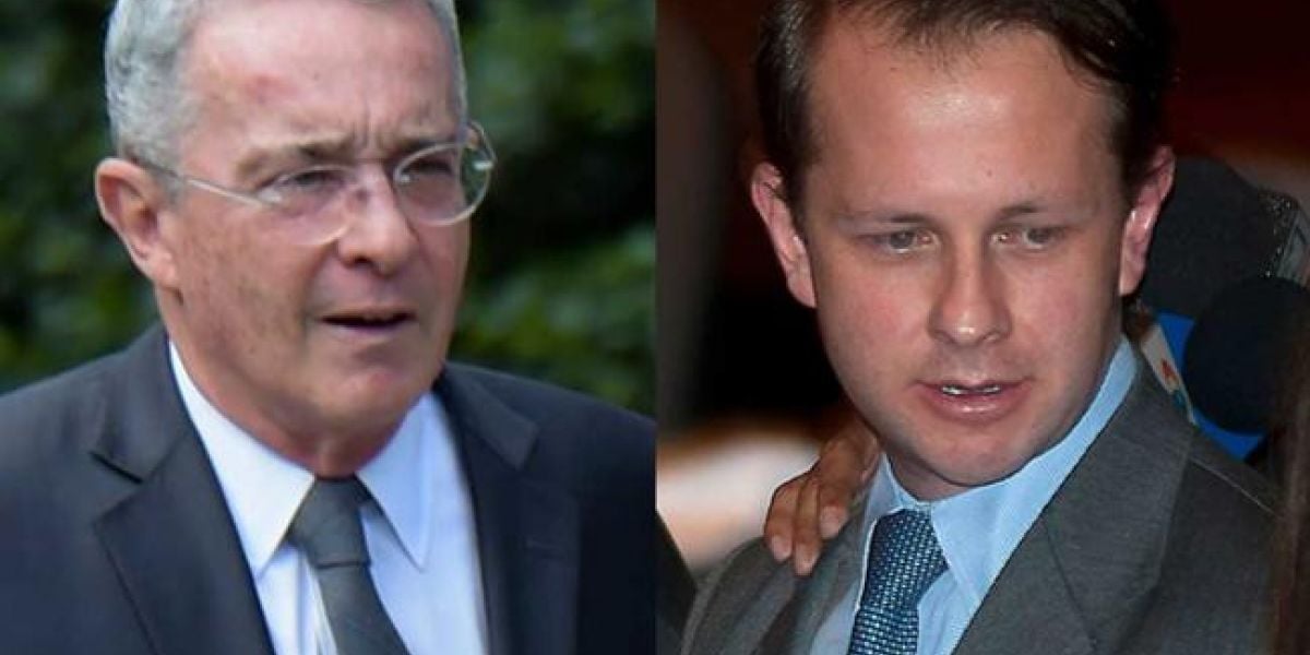 AFP- BLU RADIO Expresidente Álvaro Uribe y Andrés Felipe Arias