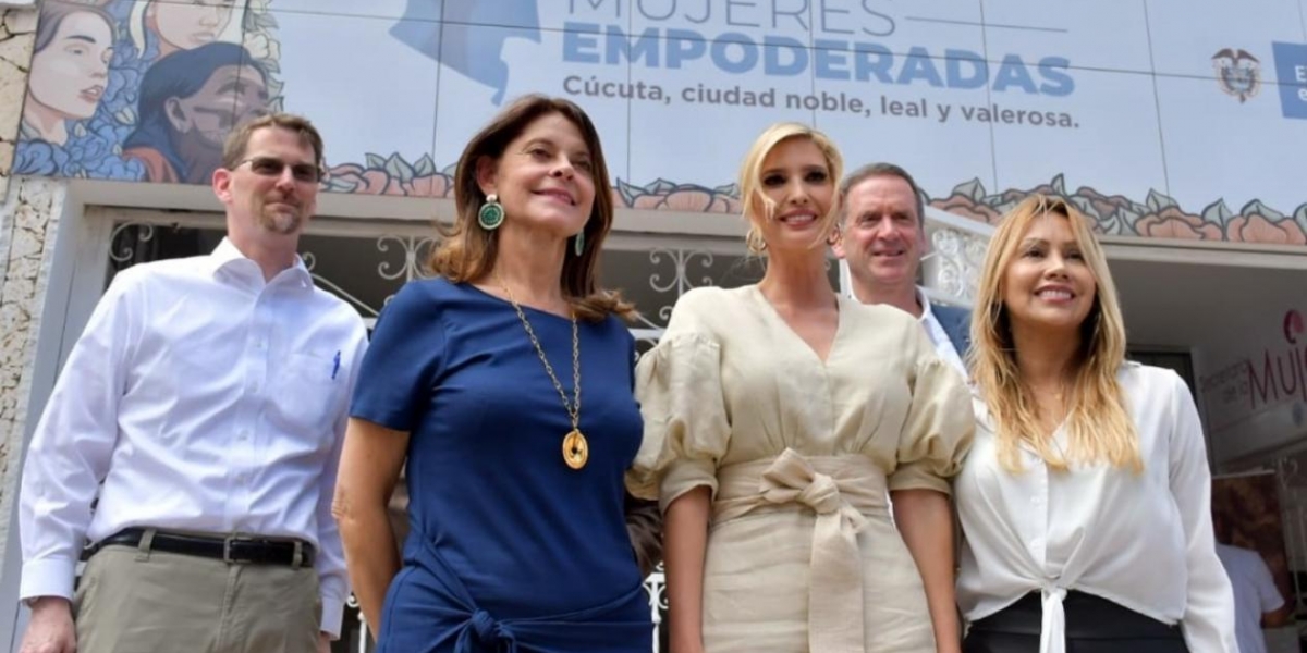 EFE Ivanka Trump y Marta Lucía Ramírez.