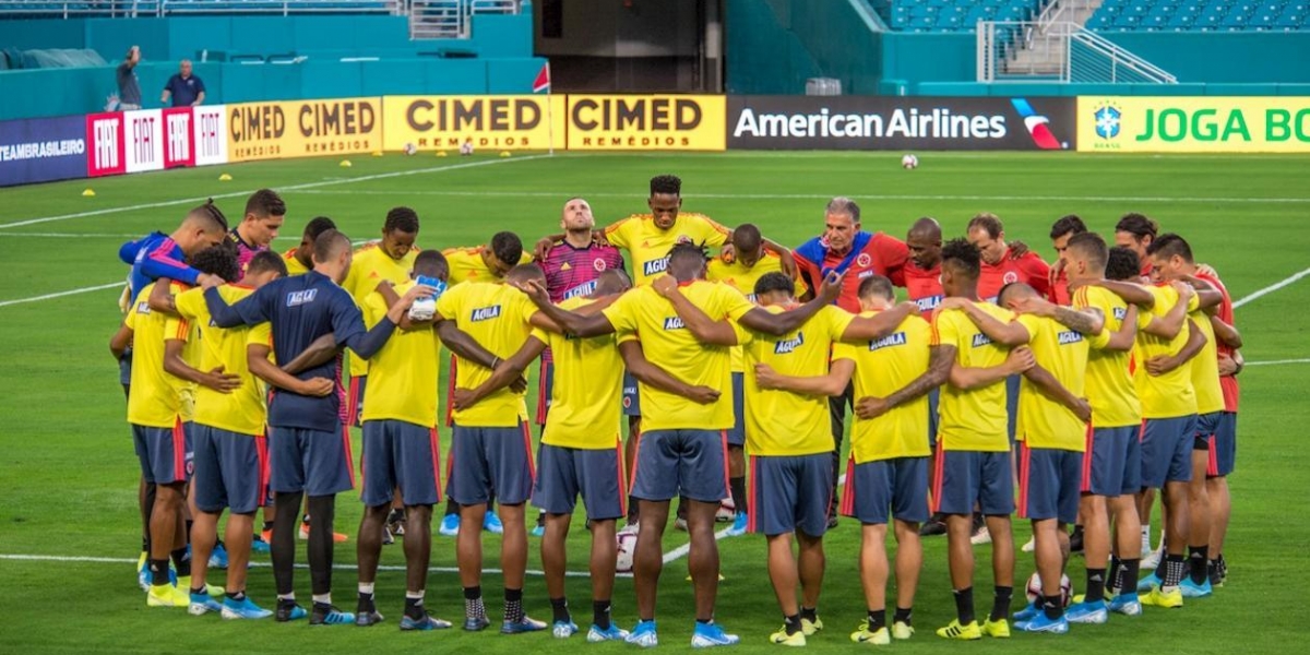 EFE Entrenamiento de Colombia.