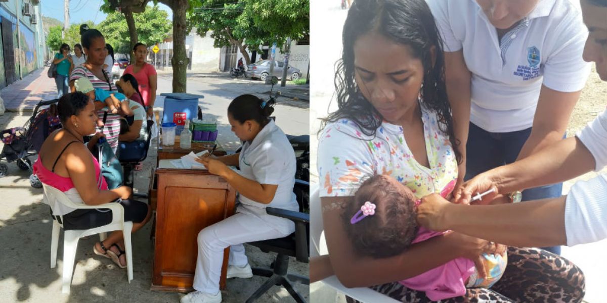 Alcaldía de Santa Marta Jornada de vacunación distrital.