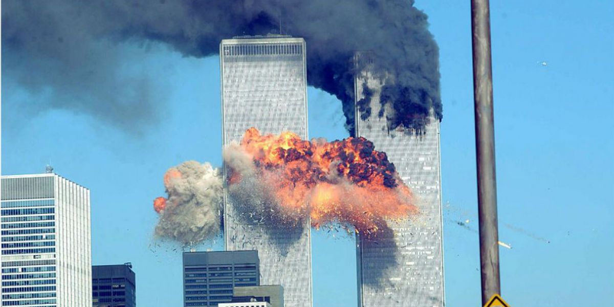 Fotografía del momento del ataque terrorista.