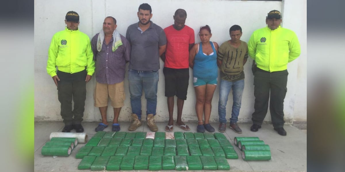 Policía Capturados en Puerto Mosquito.