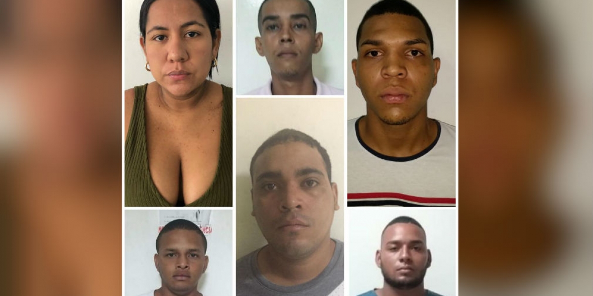 Policía Metropolitana de Santa Marta Capturados