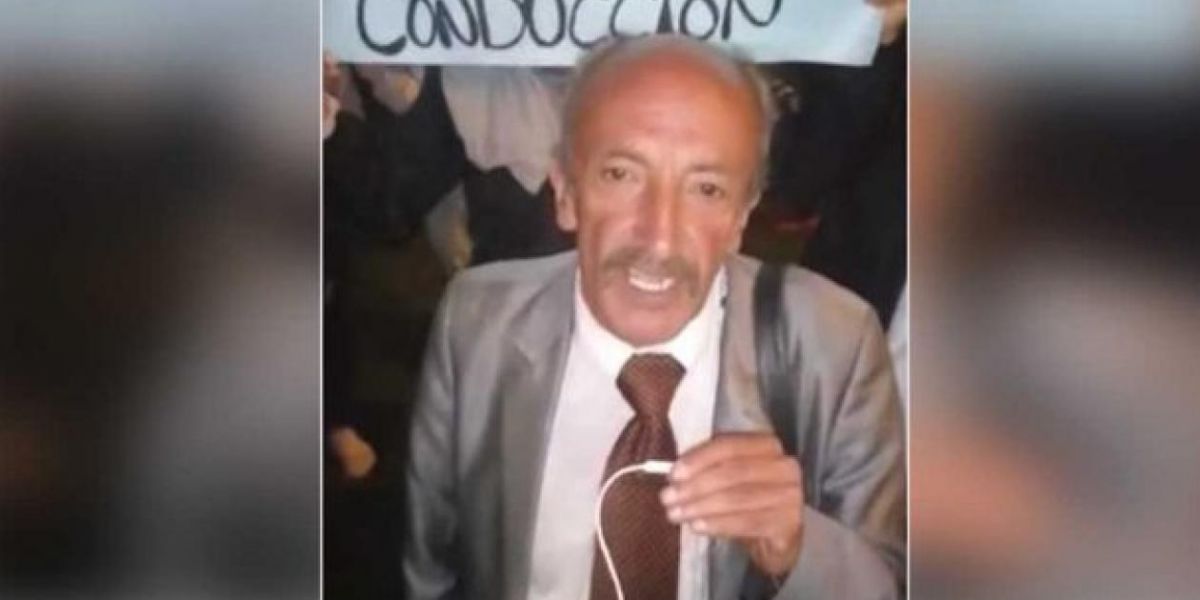 Canal1 Hernando Chávez, promotor del paro.