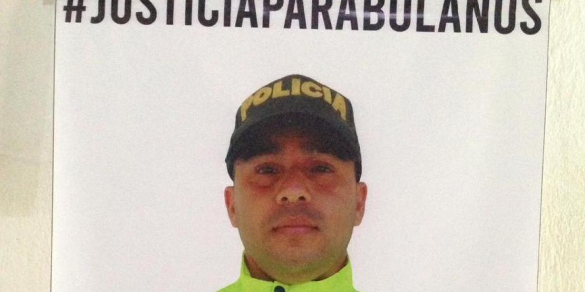 Zona Cero Eduardo Bolaños Guzmán, patrullero asesinado el 26 de abril de 2018.