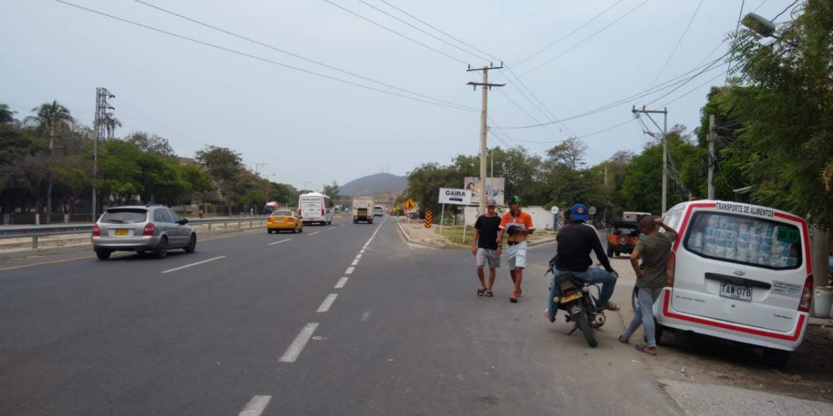 Seguimiento.co El accidente de la mujer ocurrió en la Troncal del Caribe.