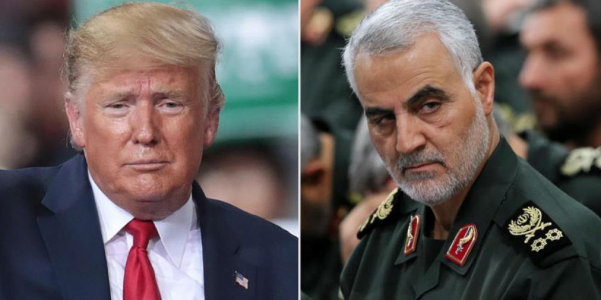 Donald Trump y el abatido general Qasem Soleimani