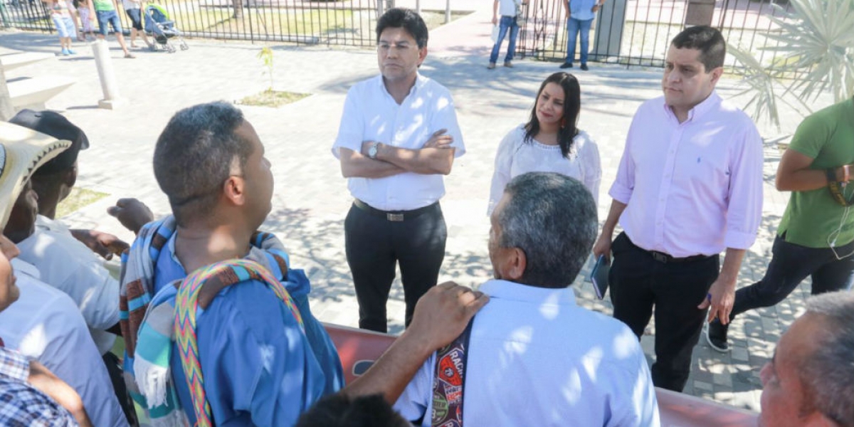 Gobernación del Magdalena Líderes reclamantes de tierras de Sabanas de San Ángel.