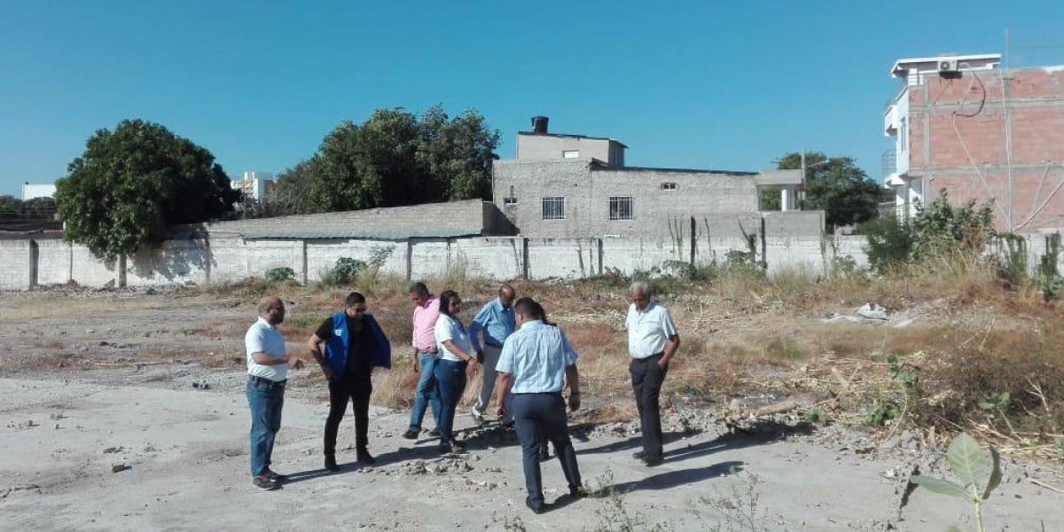 Alcaldía de Santa Marta Terreno en Mamatoco donde será concentrada la flota de buses.