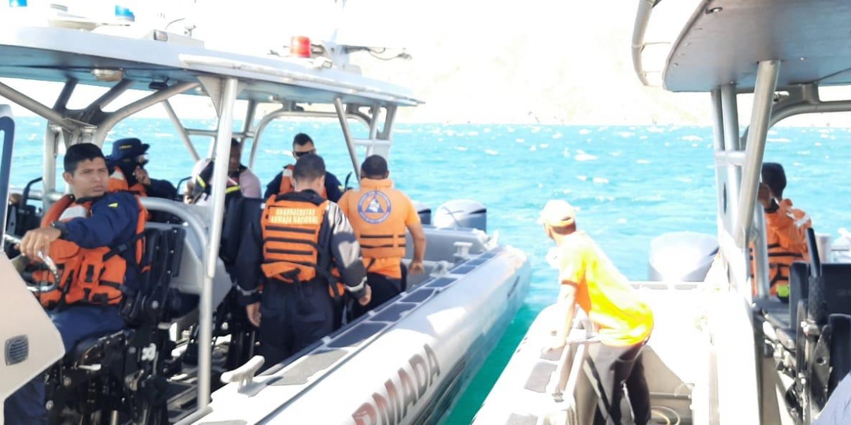 Búsqueda de pescador en Taganga