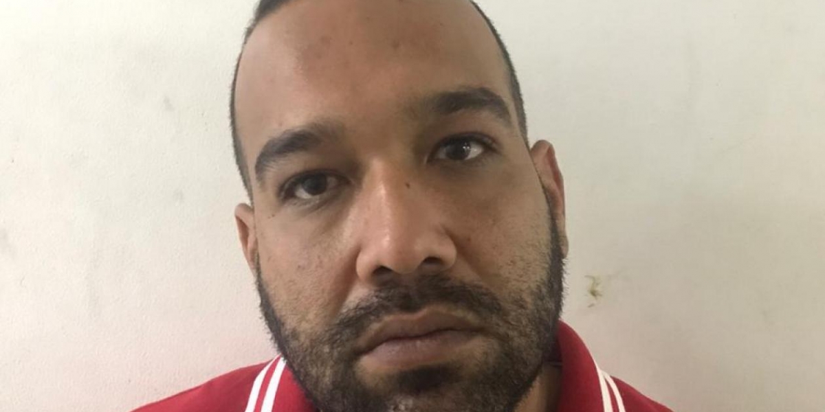Policía Atlántico Juan Carlos Romero Gómez, alias 'JK'.