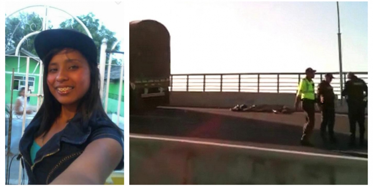 Yeiny Cantillo Jiménez murió atropellada en el nuevo puente Pumarejo.