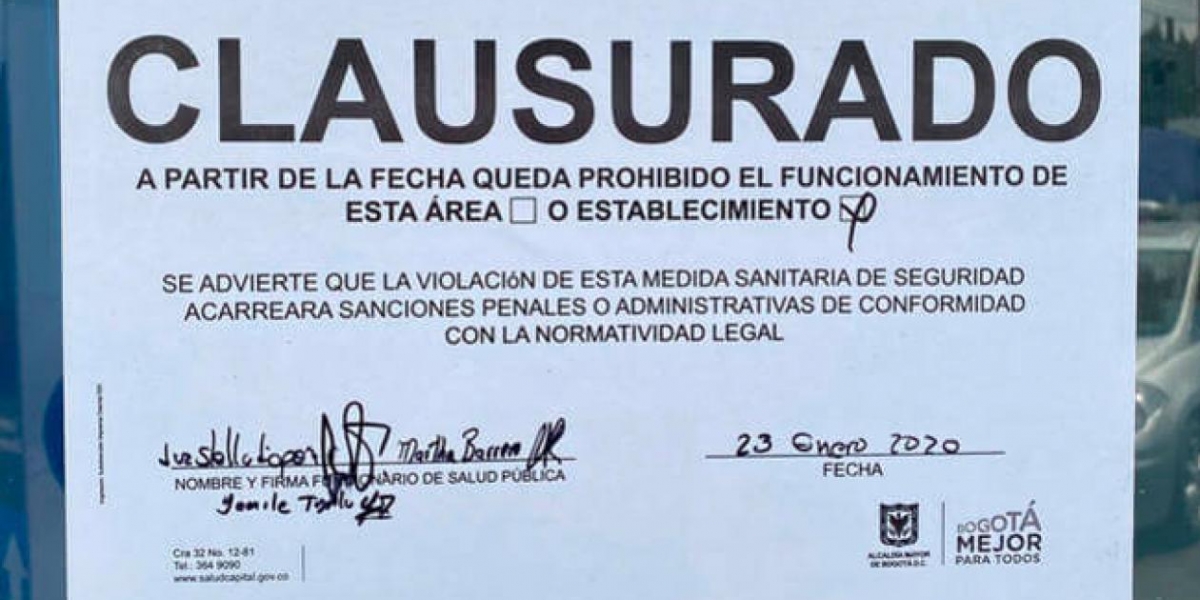 Blu Radio El papel del clausurado.