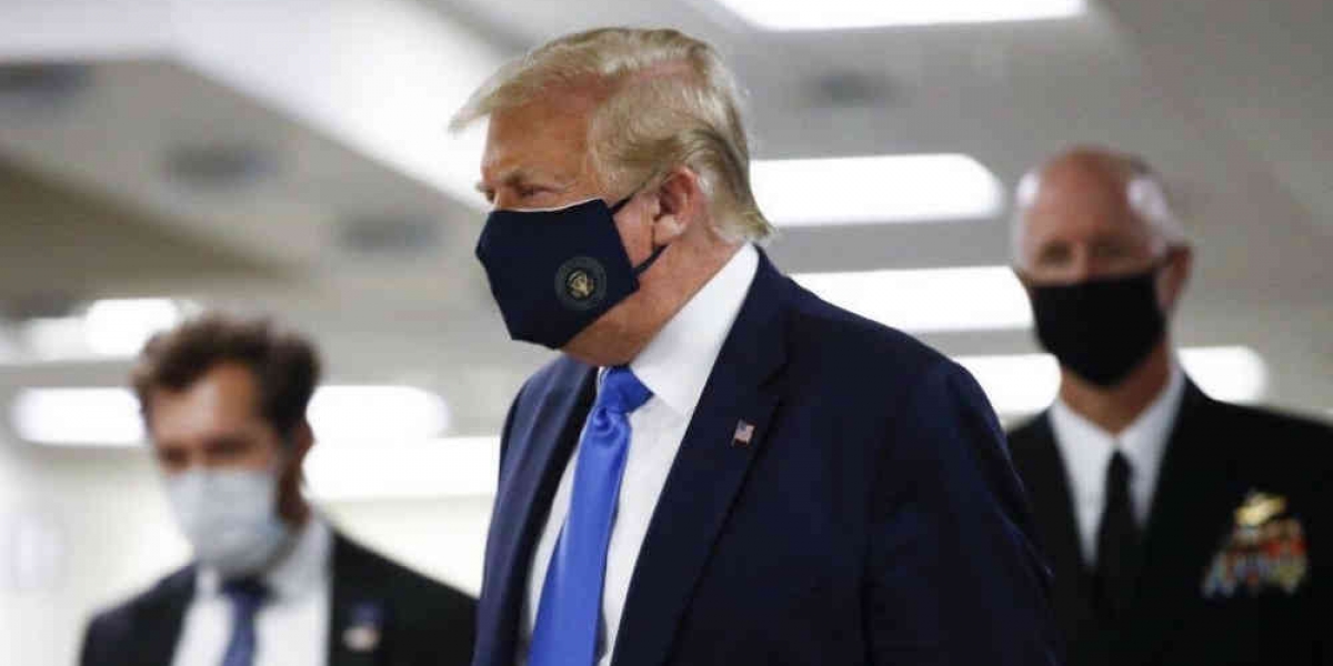 Archivo Donald Trump, con coronavirus.